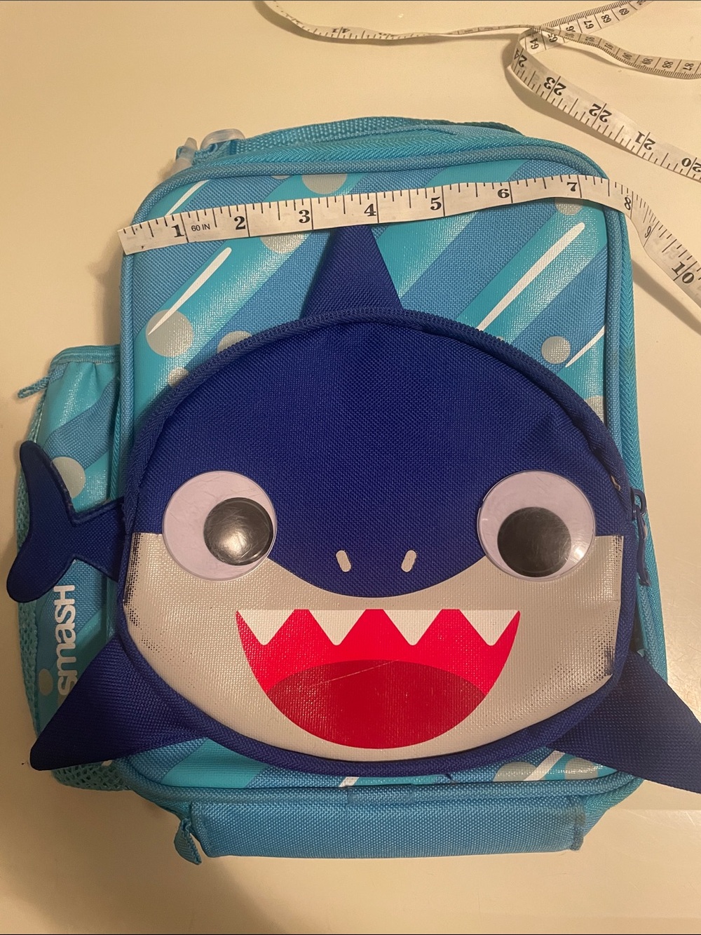 Smash Kids Blue Shark insulated Lunch Bag - Cute Shark Design